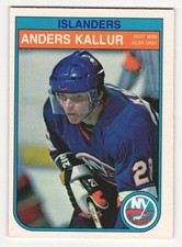 1982-83 O-Pee-Chee #203 Anders Kallur Islanders