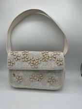 STAUD Beaded Tommy Bag, Garden Party Shoulder Bag in GREAT Pre-owned condition