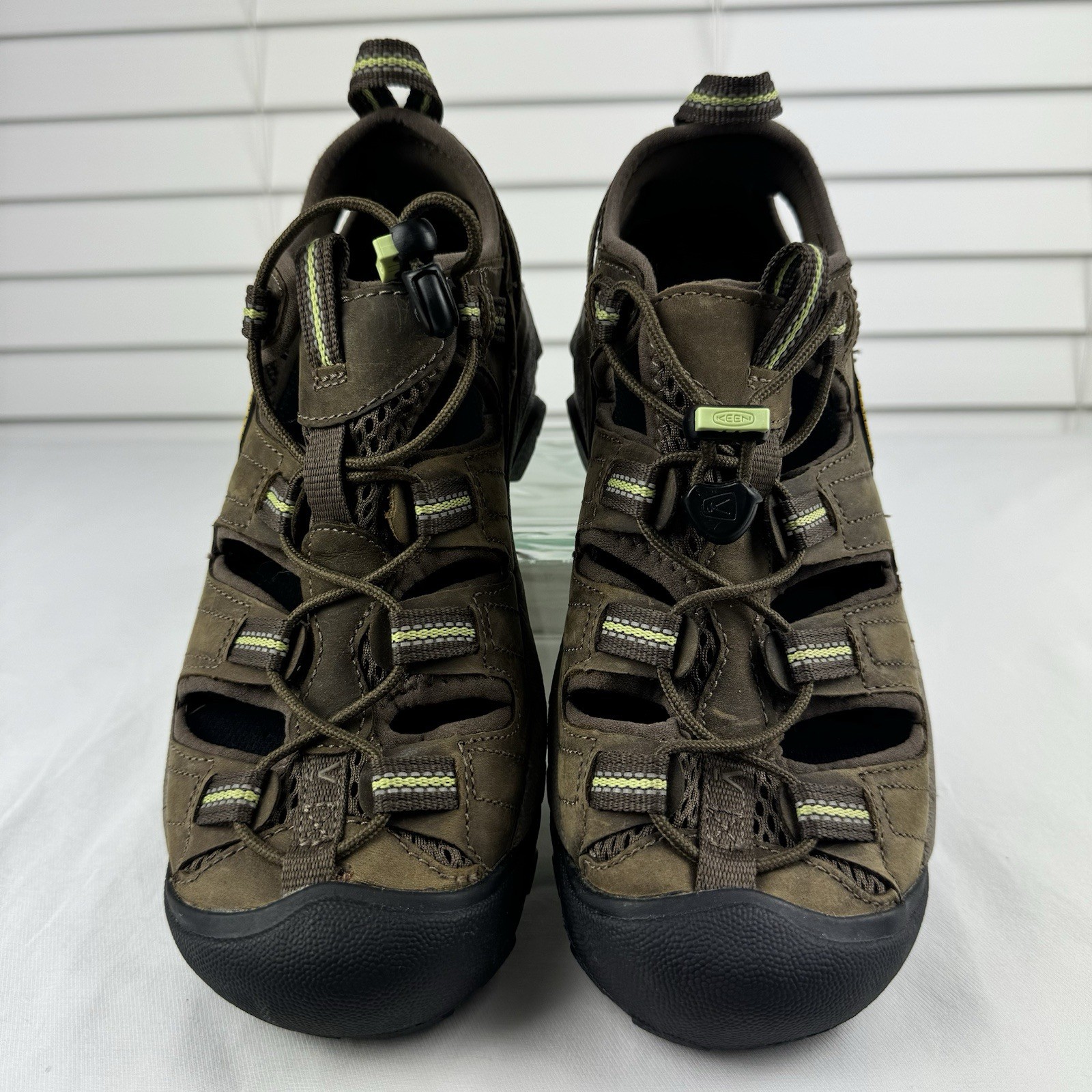 Sandali Keen donna taglia 7 Arroyo II trail escursionismo pescatore 1004147 pelle marrone