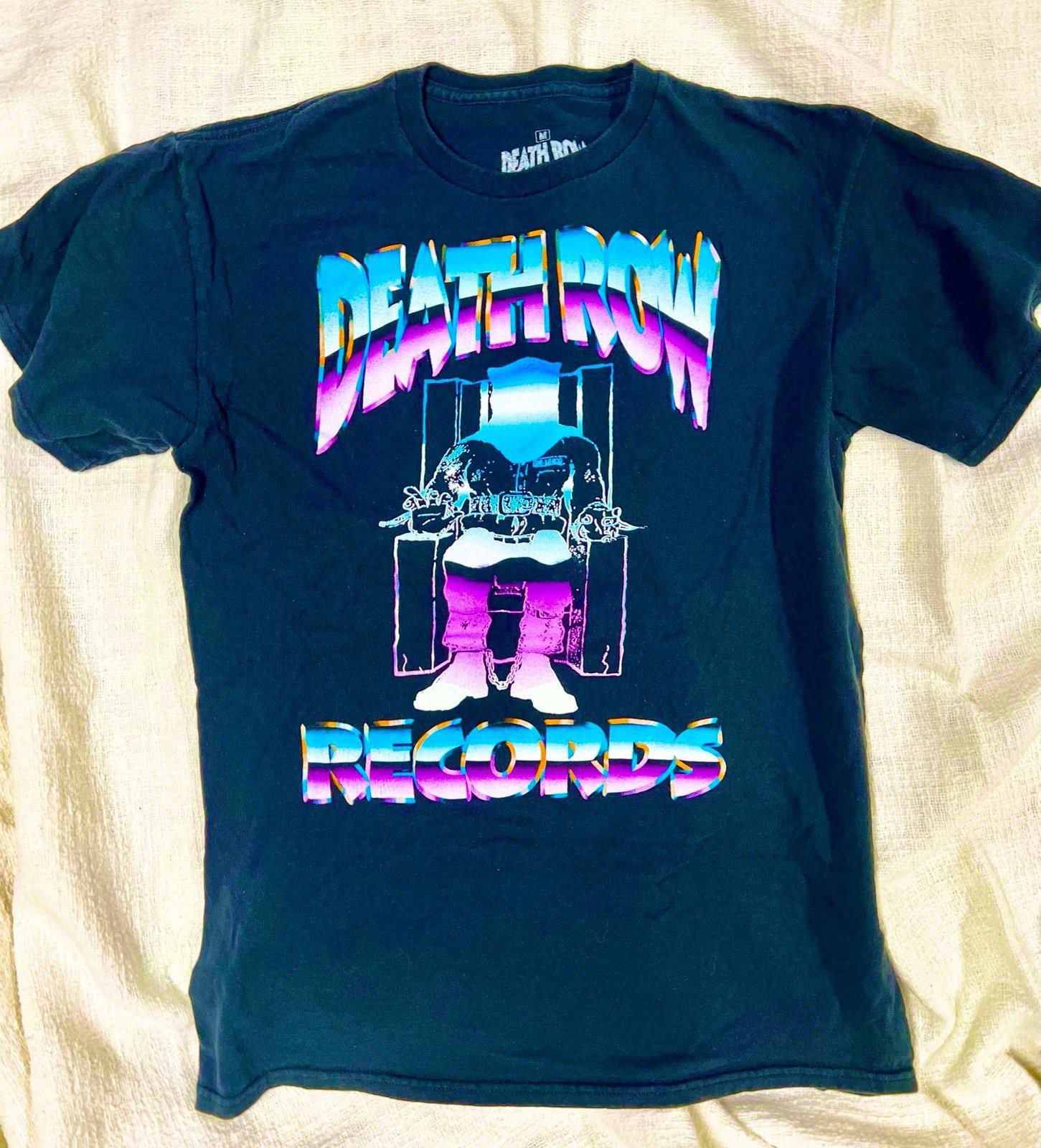 FILA T shirt grafica Death Row Records Ripple Junction nera taglia media