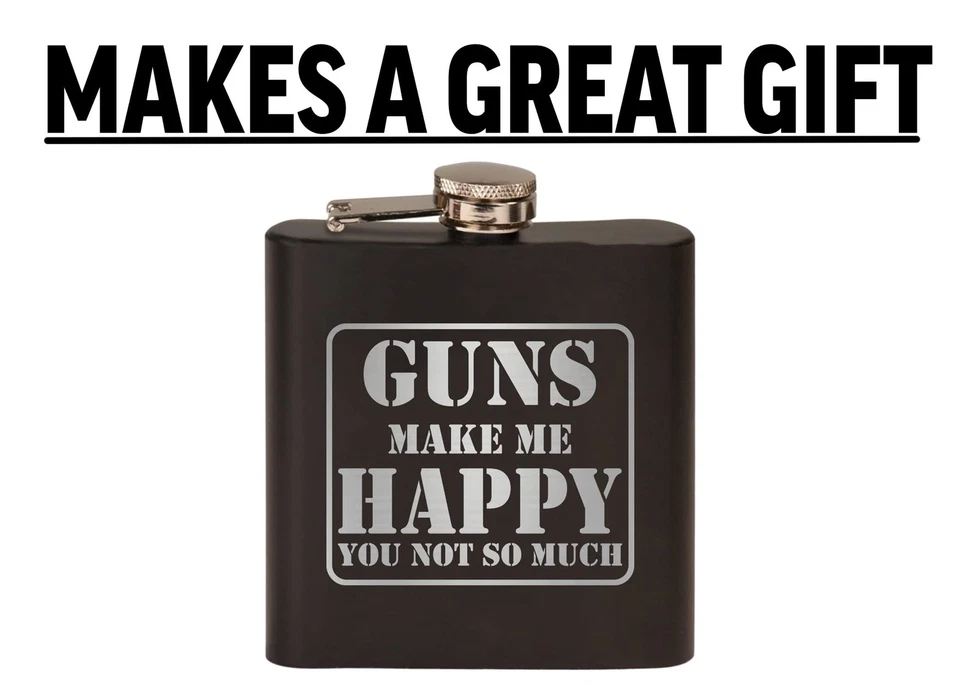 Rogue River Tactical Funny Hunting Flask Stainless Steel Hip Flask Premium Ma... - Image 4 of 4