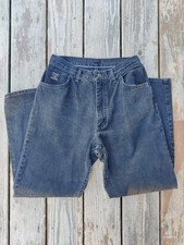 Vintage Wrangler High Waist Black Denim Mom Jeans Womens 10/29 Tapered 80s READ