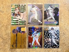 Tony Gwynn 6 Card Lot Hitting Machine Gold Medallion 96 Metal Titanium All Stars