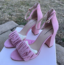 Kate Spade Mona Size 9 M Rococo Pink Ankle Strap Heels S9700898 NWB New