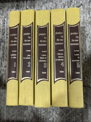 Proclaiming the New Testament by Ralph G. Turnbull Hardcover Volume 1-5