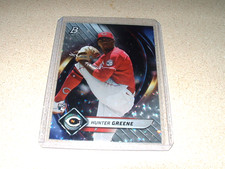 2022 BOWMAN PLATINUM BASEBALL HUNTER GREENE ICE FOIL ROOKIE PROSPECTS CARD