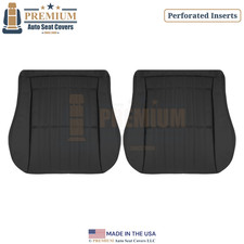2000-2002 For Chevrolet Camaro Leather Perf Front Bottom Seat Covers Black 2000-2002 For Chevrolet Camaro Leather Perf Front Bottom Seat Covers Black