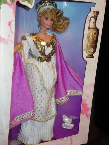 1996 GRECIAN GODDESS Barbie Great Eras Collection #15005 NRFB Damaged Box - 第 8/19 張圖片