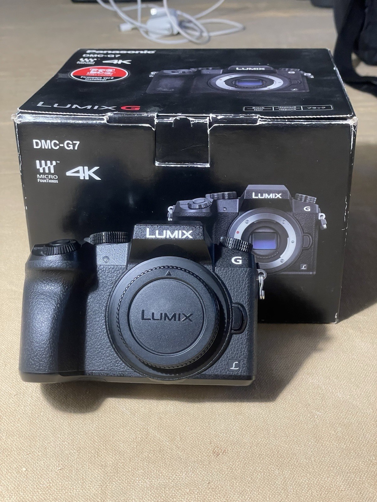 Panasonic Lumix G DMC-G7 - con Box Originale + 2 batterie + caricatore doppio;