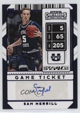 2020 Panini Contenders Draft Picks Game Ticket Purple 78/99 Sam Merrill #131 j6a
