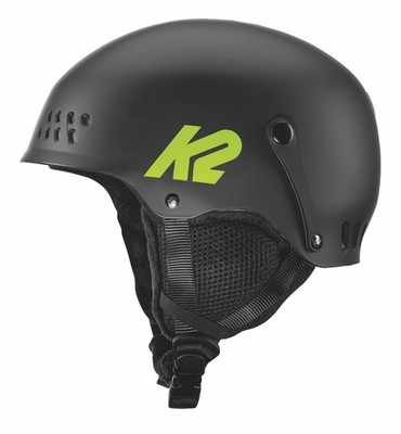 K2 Ski Kinder Helm Entity Schwarz matt Skihelm Snowboardhelm Kopfschutz Größe XS