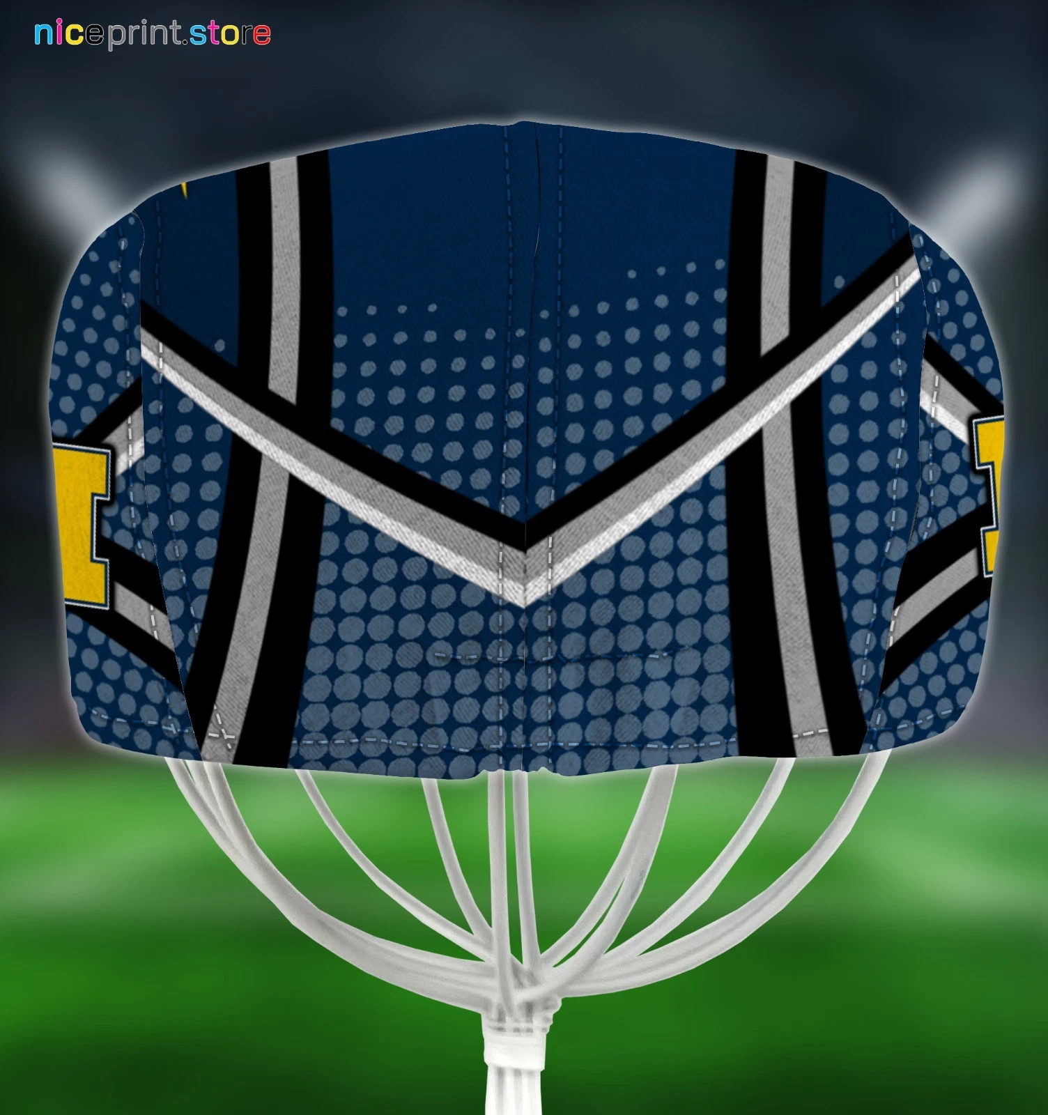 Michigan Team Wolverine*s Jeff Cap Newsboy Cap Flat Golf Driving Hat for Men