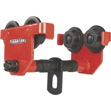 Ironton Adjustable Push Trolley, 2200-Lb. Capacity, Fits 3in.–8in.W I-Beam