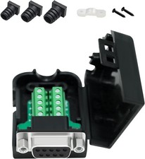 RS232 DB9 Female Breakout Board Solderless Terminal Block Serial Adapter New USA