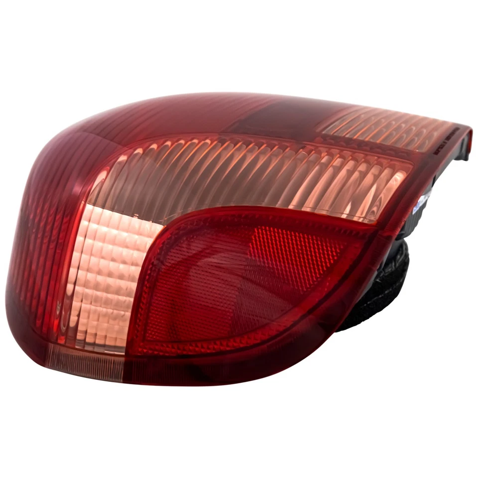 Luz trasera halógena para Toyota Echo 2000-2002 lente izquierda transparente y roja con bombilla(s) Foto 3 de 4