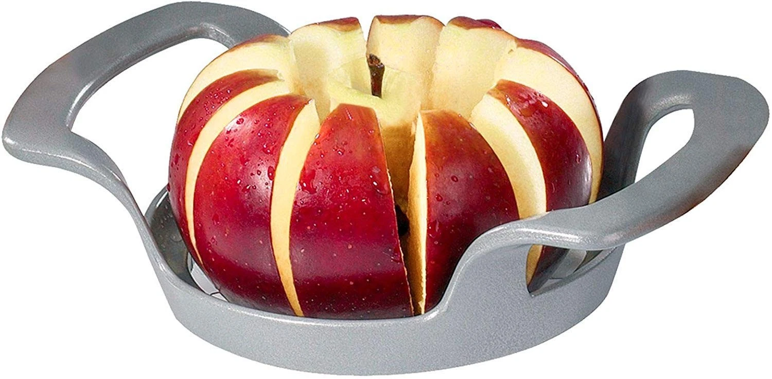 Apple Slicer, Cuts 10 Even Slices, Easy to use Apple Corer Made of Coated Alu...