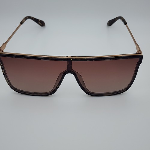 Quay - Nightfall Remixed Shield Sunglasses, Polarized Lenses Dark Tort/Chocolate - Picture 3 of 8