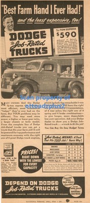 1940 Dodge Truck - Job rated - Best Farm Hand I ever had - least expensive too