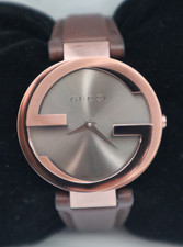 Vintage GUCCI Interlocking 133.3 Bronze Brown Men's Quartz Watch #20680
