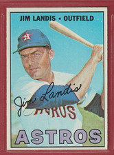1967 Topps #483 Jim Landis - Houston Astros - Set Break - 961🔥⚾🔥