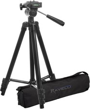 Ravelli APLT2 50" Light Weight Aluminum Tripod with Bag  NEW 