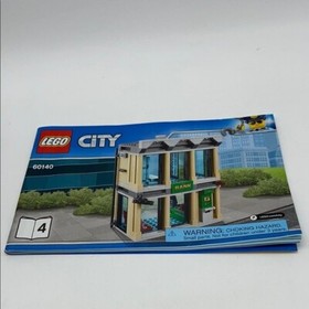 Lego City: Bulldozer Break-In 60140- Bank Building Set 2 Manuals Not Complete
