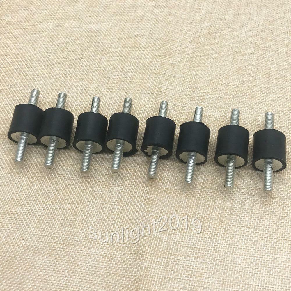 MEISO 12 Stück Gummidämpfer M6×18mm - Vibrationsdämpfer Für Kompressoren, Motoren & Pumpen