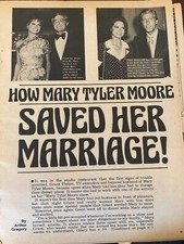 Mary Tyler Moore, Two Page Vintage Clipping