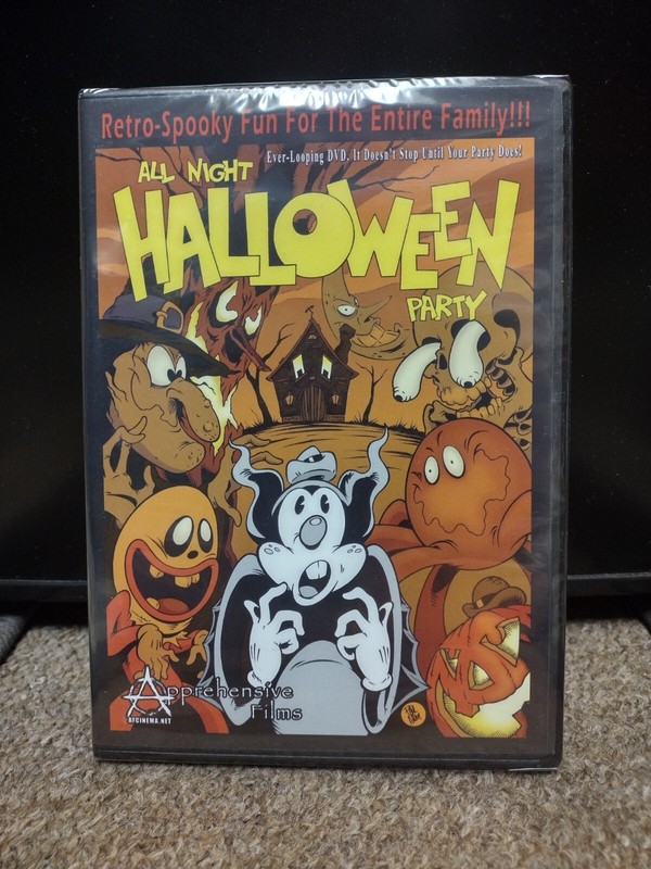 All Night Halloween Party DVD Rare Classic Halloween Horror Cartoons OOP Sealed