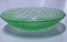VINTAGE VILROY BOCH MID CENTURY 6? GREEN GLASS BROWL (GB)