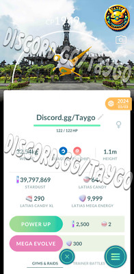 Shiny Latios/Latias Bali Background - TRADE - Read Description