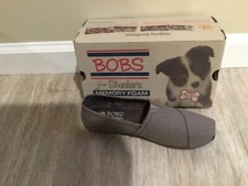 New Women’s Skechers Boss Plush Peace & Love #33645 Size 6 Medium Charcoal