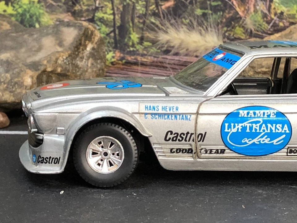 不完美 1: 24 BURAGO 压铸梅赛德斯 450 SC 拉力赛银色无盒原样 #0165 — 第 3/4 张图片