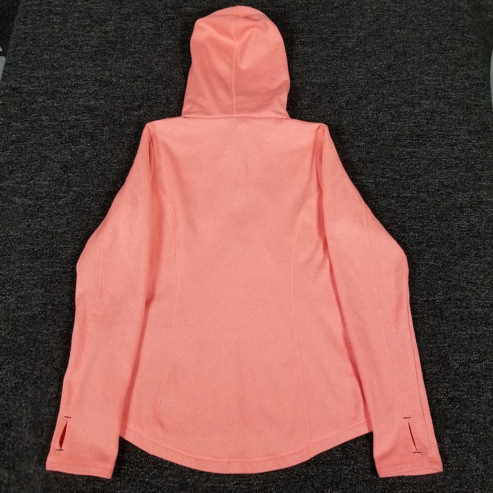 Fila Sport Jacket Womens Small Pink Coral Athletic Running Hooded Mock Pullover - Image 3 of 4