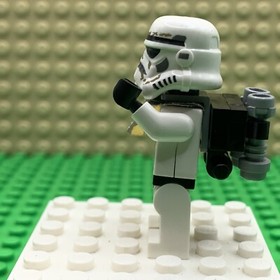 Lego Sandtrooper Minifigure Orange Pauldron Dirt Stains Star Wars sw0364