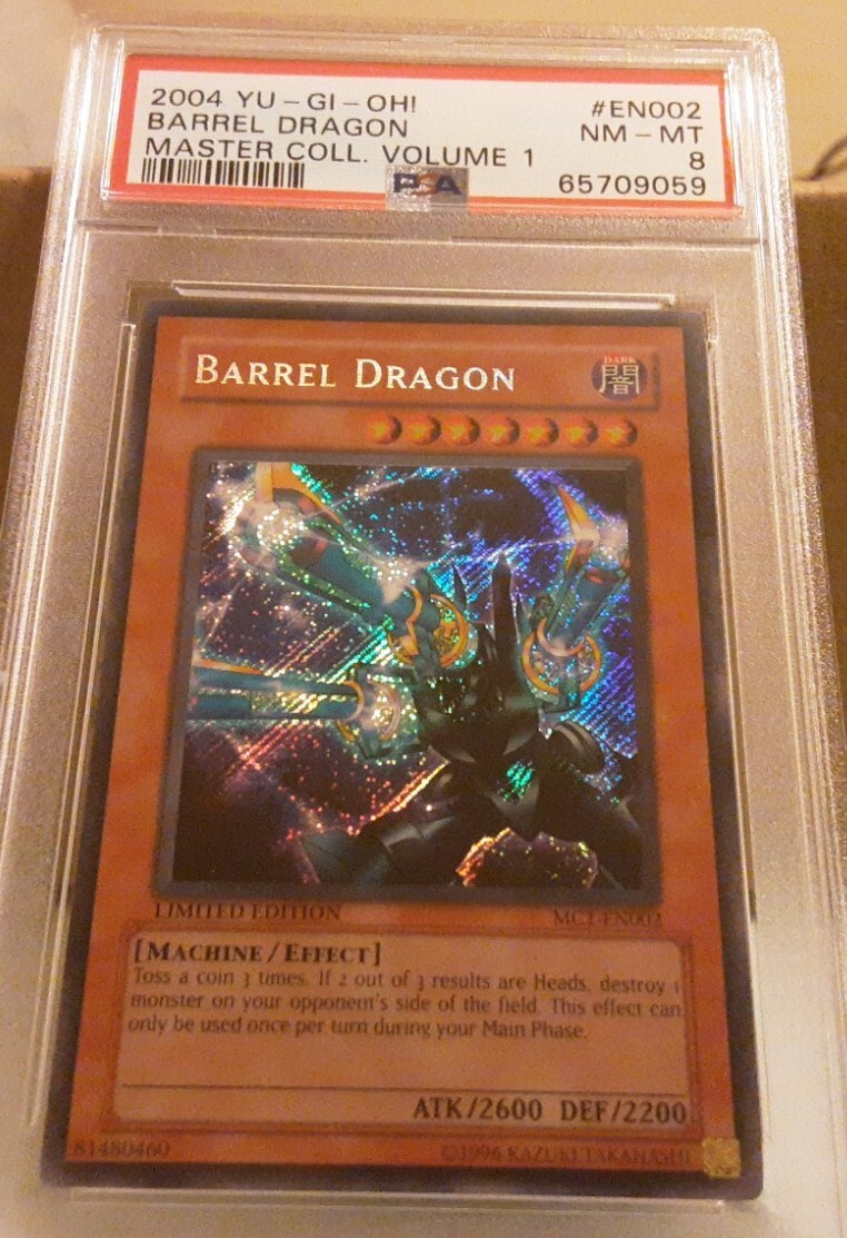 遊戯王 2004 Barrel Dragon Limited Edition Yu-Gi-Oh 2004 Barrel Dragon Limited Edition MC1-EN002 Secret
