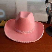 New Cowgirl Hat Pink One Size