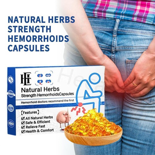 Capsule emorroidi forza alle erbe naturali sollievo prurito dolore bruciante 1-5 F3J3 - Foto 10 di 18