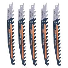 5PCS  225mm TCT Concrete Cement Hollow Brick Cutting Reciprocating Saw Blade US