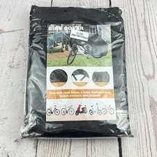 Waterproof Bike Cover Outdoor Storage Rain Sun UV Dust Windproof Fits 1-2 Bikes