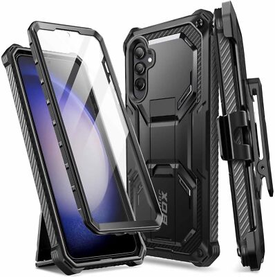 i-Blason Armorbox Stand Case For Samsung Galaxy S24FE 2024 FullBody Screen Cover