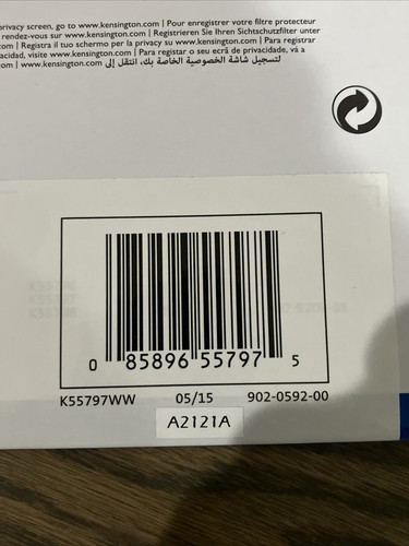 Kensington 21,5" Zoll Breitbild Sichtschutz - Bild 3 von 3