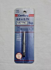 Century 4.0 x 0.75 Metric Tap Part 97307 Carbon Alloy for No. 30 Drill