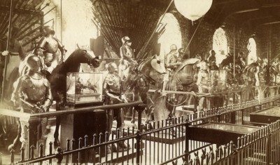 Vereinigtes Königreich Tower of London Horse Armoury altes Foto 1880