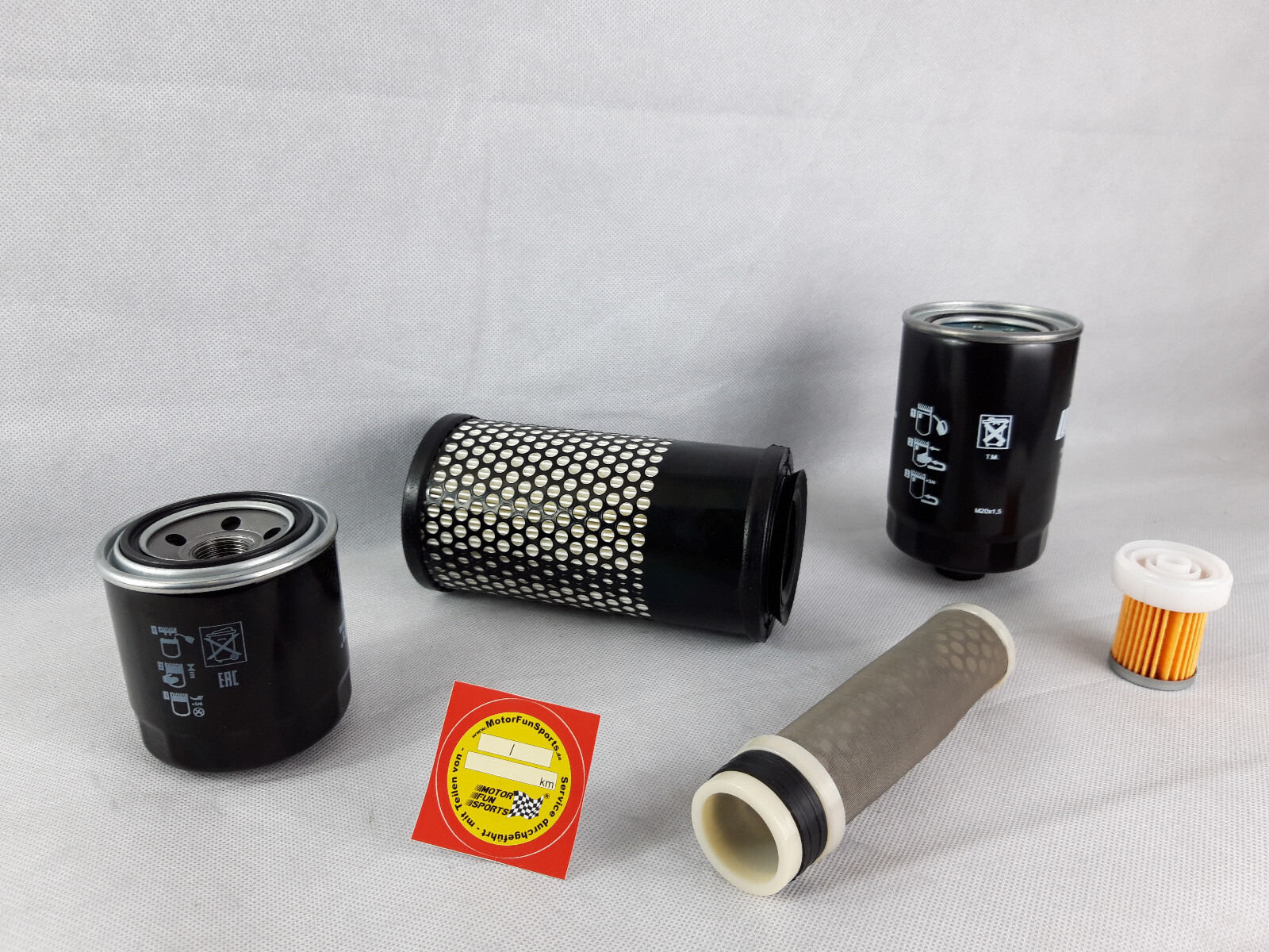 Filter Set (Large) suitable for Kubota B 2420 Oil Air Fuel Hydraulic