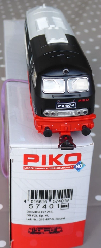 Piko 57401 DCC Sound Diesel Br 218 497-6 Dbag Epoch 6 Aw Cottbus Märklin Boxed - Image 4 of 4