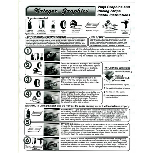 Universal Fit 3M EZ Rally Roof or Hood Racing Stripes for Car or Truck 8ft Decal - Picture 5 of 6