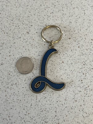 Letter Initial ''L'' Keychain Key Ring Names Linda Lee Larry Len Leonard Leo 44598