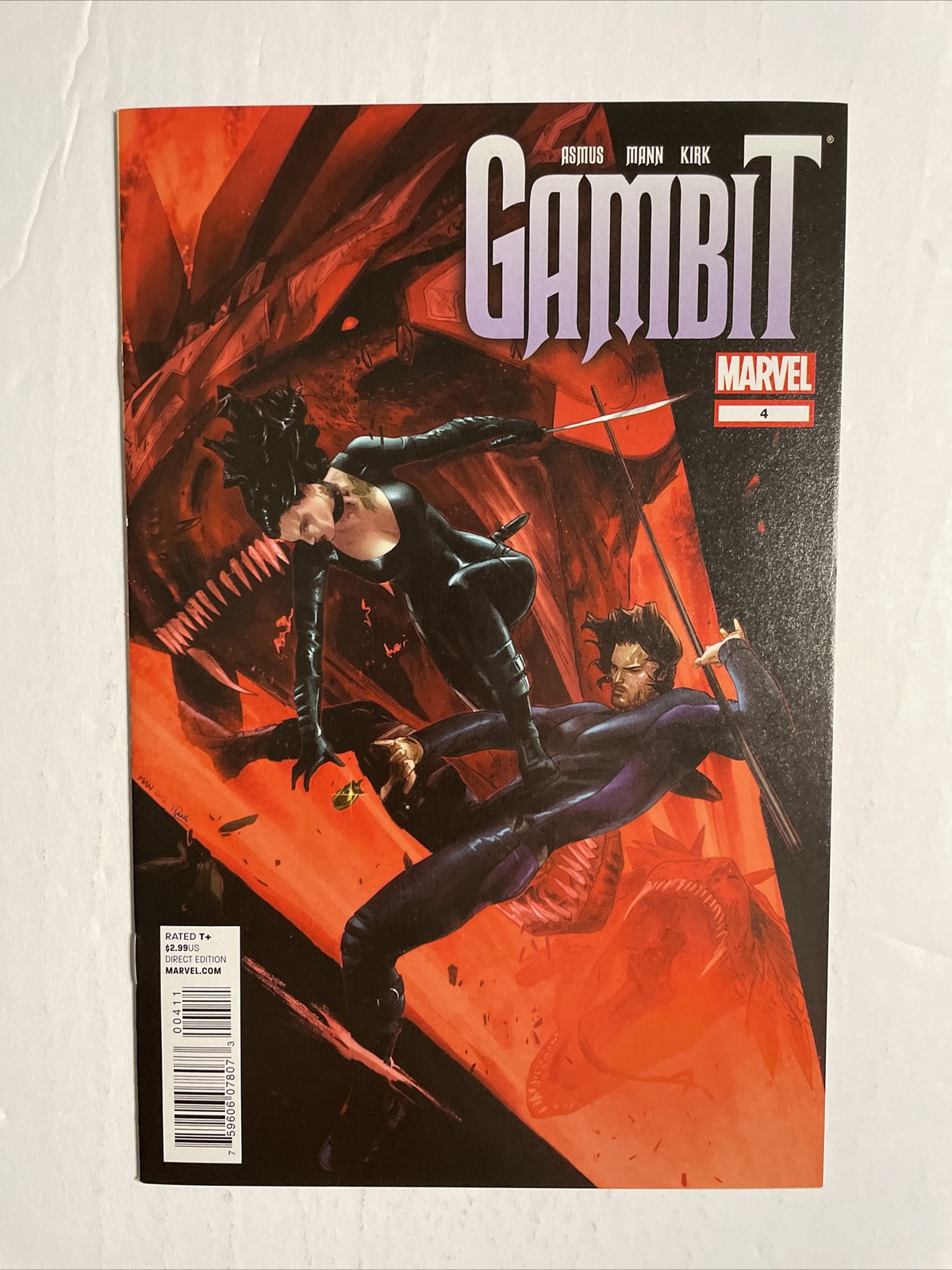 Gambit #4 (2012) 9.4 NM Marvel High GrDe Comic Book Mann Main Cover