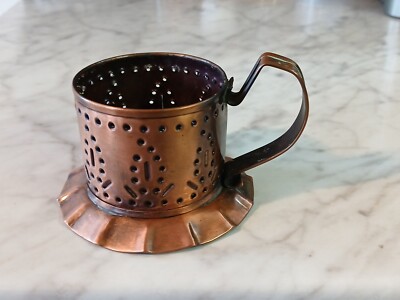 Copper Candle Lamp Base Only